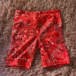 Bebe biker shorts